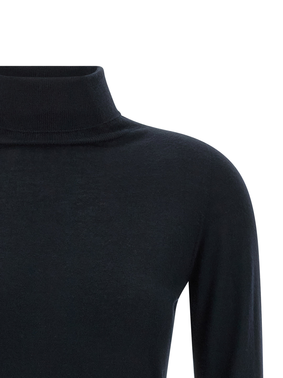 Fabiana Filippi Cashmere And Silk Turtleneck Sweater Maglioni - Blu | 2d128c30603362dcaa7fa45f4ea4b6d205859e91