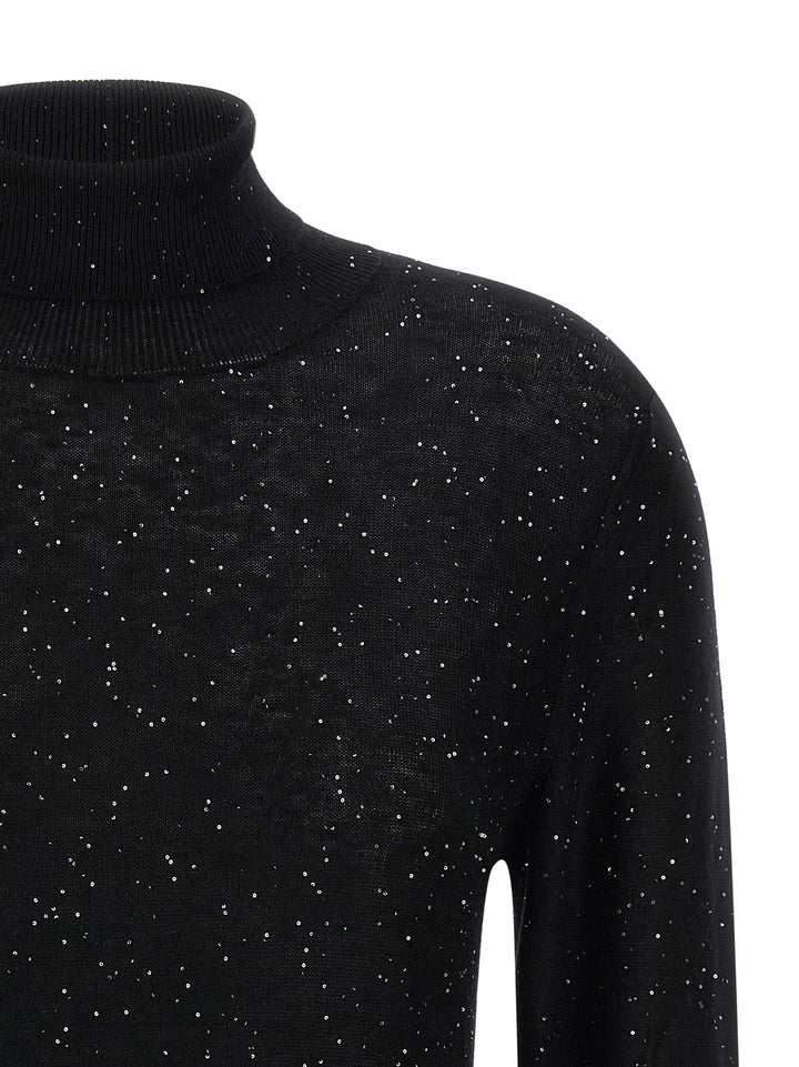 Fabiana Filippi Sequin Sweater Maglioni - Nero | b2c71f30dcb6e37cb47c902f401ad33f189e0a95