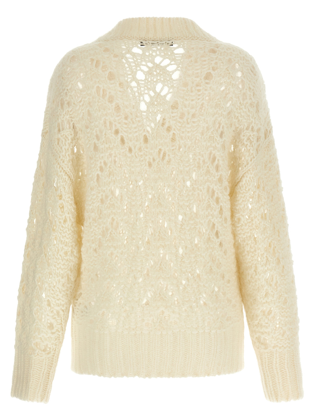 Fabiana Filippi Platinum Mohair Sweater Maglioni - Beige | 40090c27e7d76f6b6322c34f16b6cd13f1b2cd76