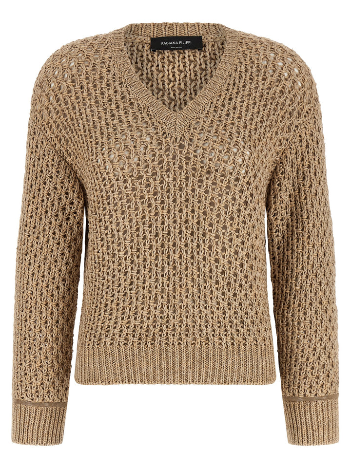 Fabiana Filippi Mouliné Yarn Sweater Maglioni - Marrone | 6936ad0106d522e480e9e3ec47d2af3fb15177a1