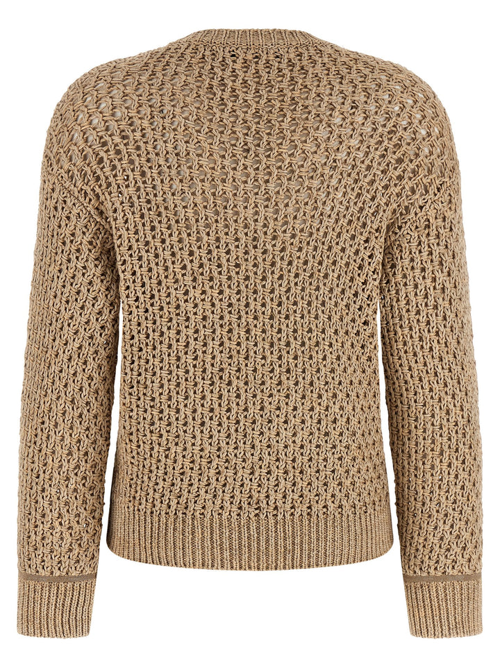 Fabiana Filippi Mouliné Yarn Sweater Maglioni - Marrone | eeec518a7a40872bda0a3bd43c56fbc39f56146b