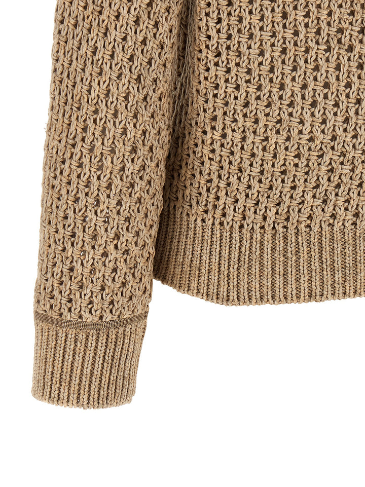 Fabiana Filippi Mouliné Yarn Sweater Maglioni - Marrone | fabca0e2cb955a7a0043dc84e944844d6b45263f
