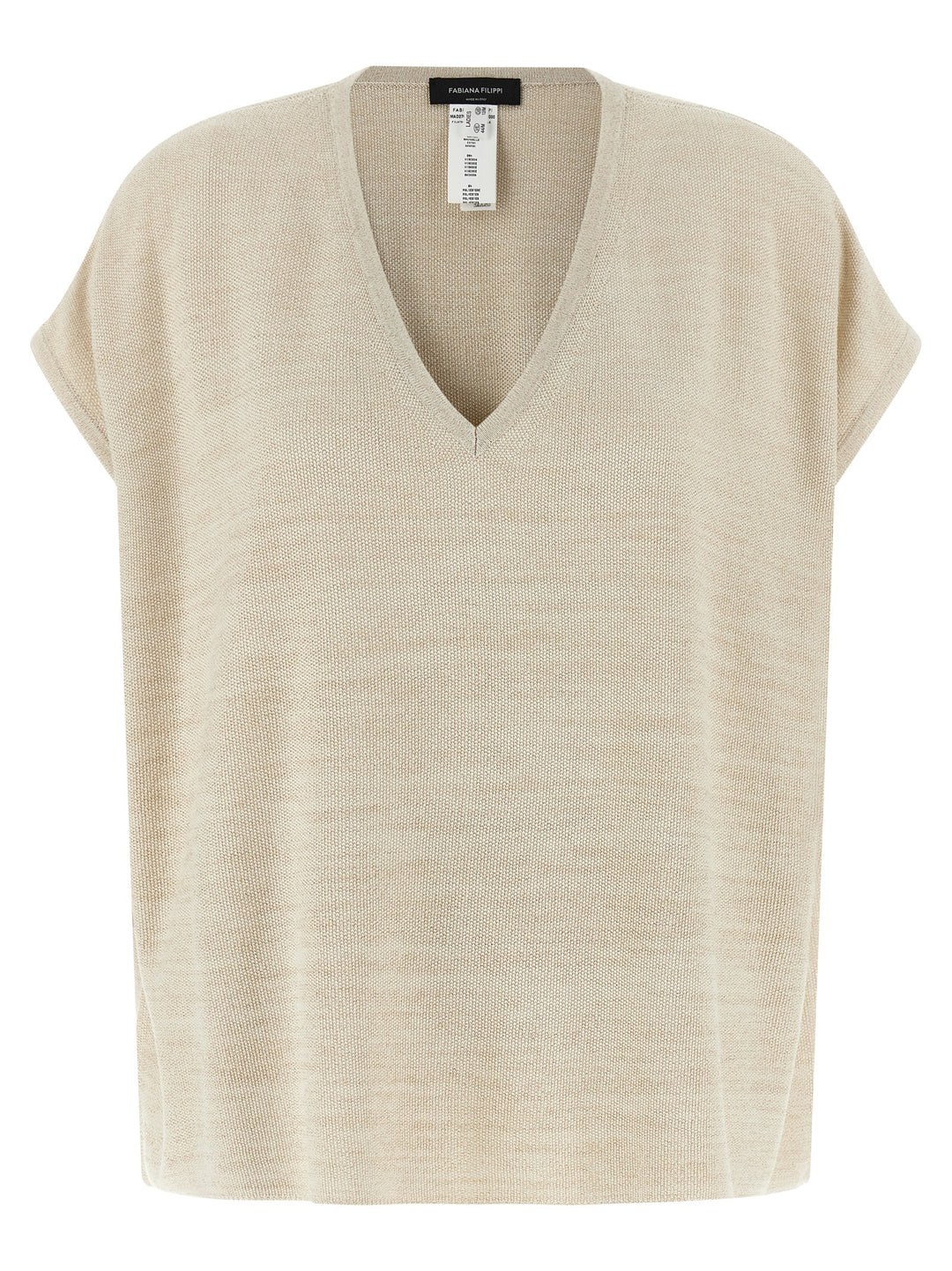 Fabiana Filippi Lamé Thread Sweater Maglioni - Oro | 6441836ea83ecf2b0632acd99863246ffcb8743f