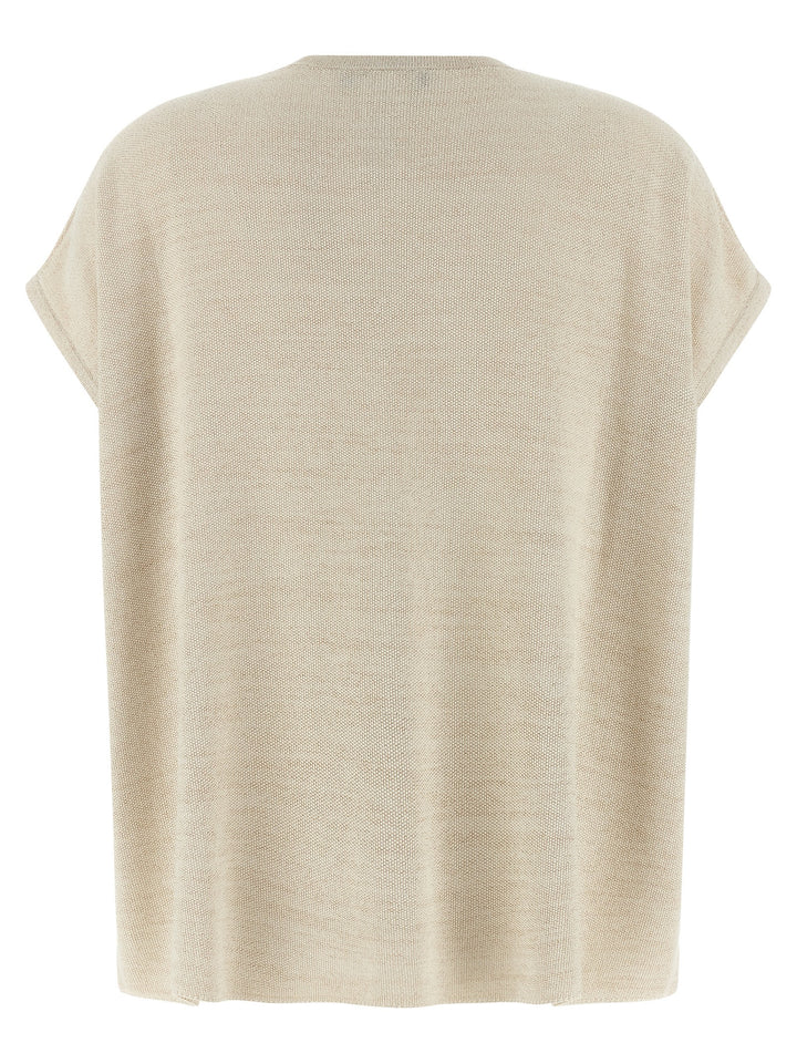 Fabiana Filippi Lamé Thread Sweater Maglioni - Oro | db175cf0f68f9b30609ad588658042e5e24cca5e