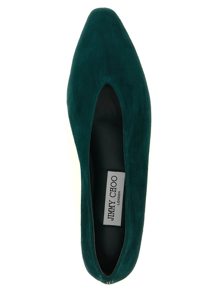 Jimmy Choo Margot Flat shoes - Verde | 7de51a2a4a4688f0a351a35cb61bf79e82fa8ba9