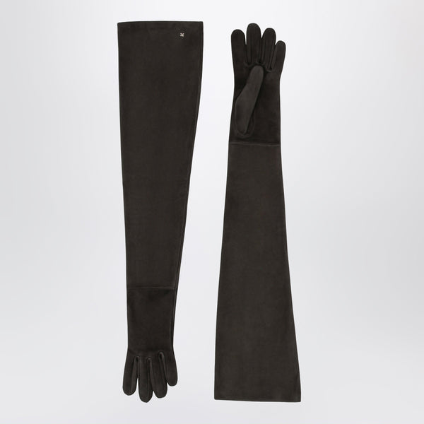 Long Lupo Suede Nappa Gloves