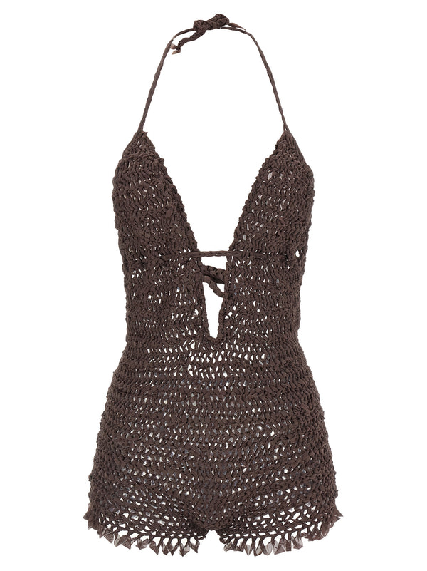 Matilde Beachwear Marrone