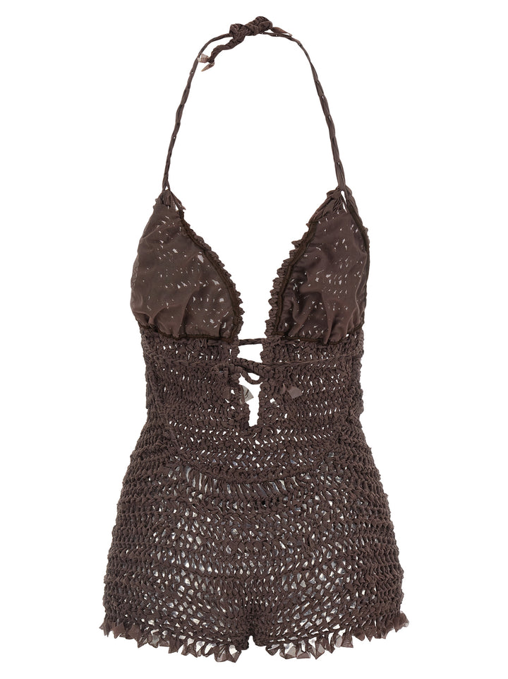 Allis Matilde Beachwear - Marrone | a27d6be2168d53e0e0a82f82091fc969d087dbc5