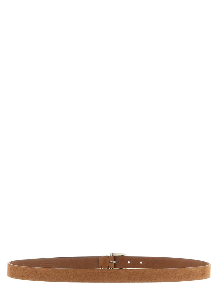 Brunello Cucinelli Suede Belt Cinture - Marrone | 7e6f35115c344184860bf3ca7957a467201ec8a2