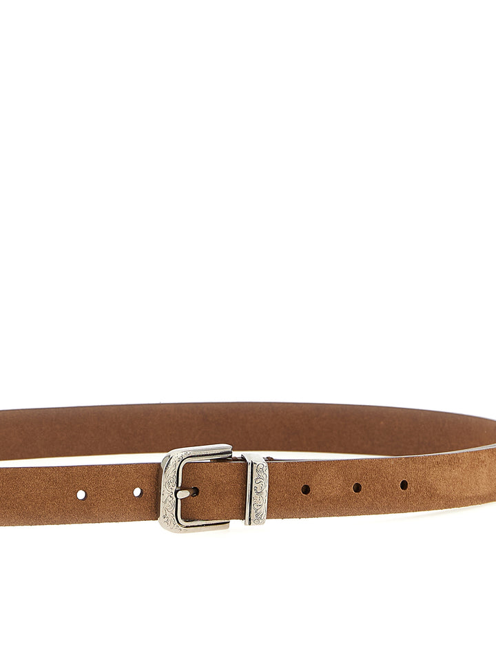 Brunello Cucinelli Suede Belt Cinture - Marrone | eb44f99d4cb1007b102af597cc1fd9aa8151538f