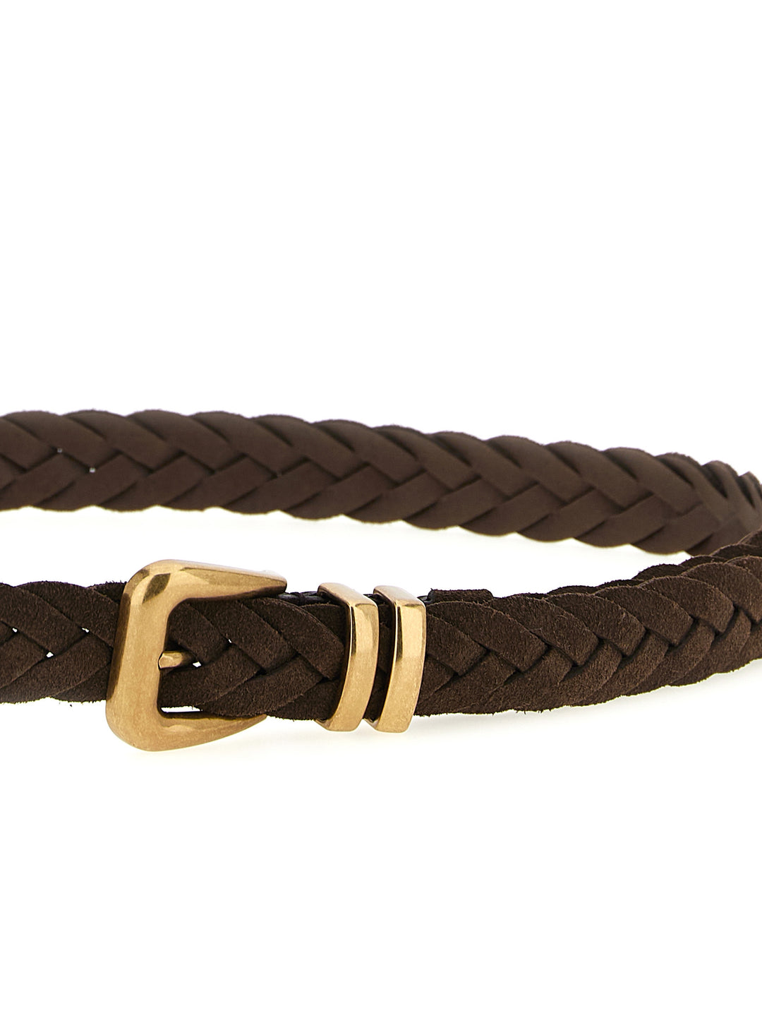 Brunello Cucinelli Woven Belt Cinture - Marrone | 07ae4f2a99c29a1ad5cebd04fee991893f4ec512