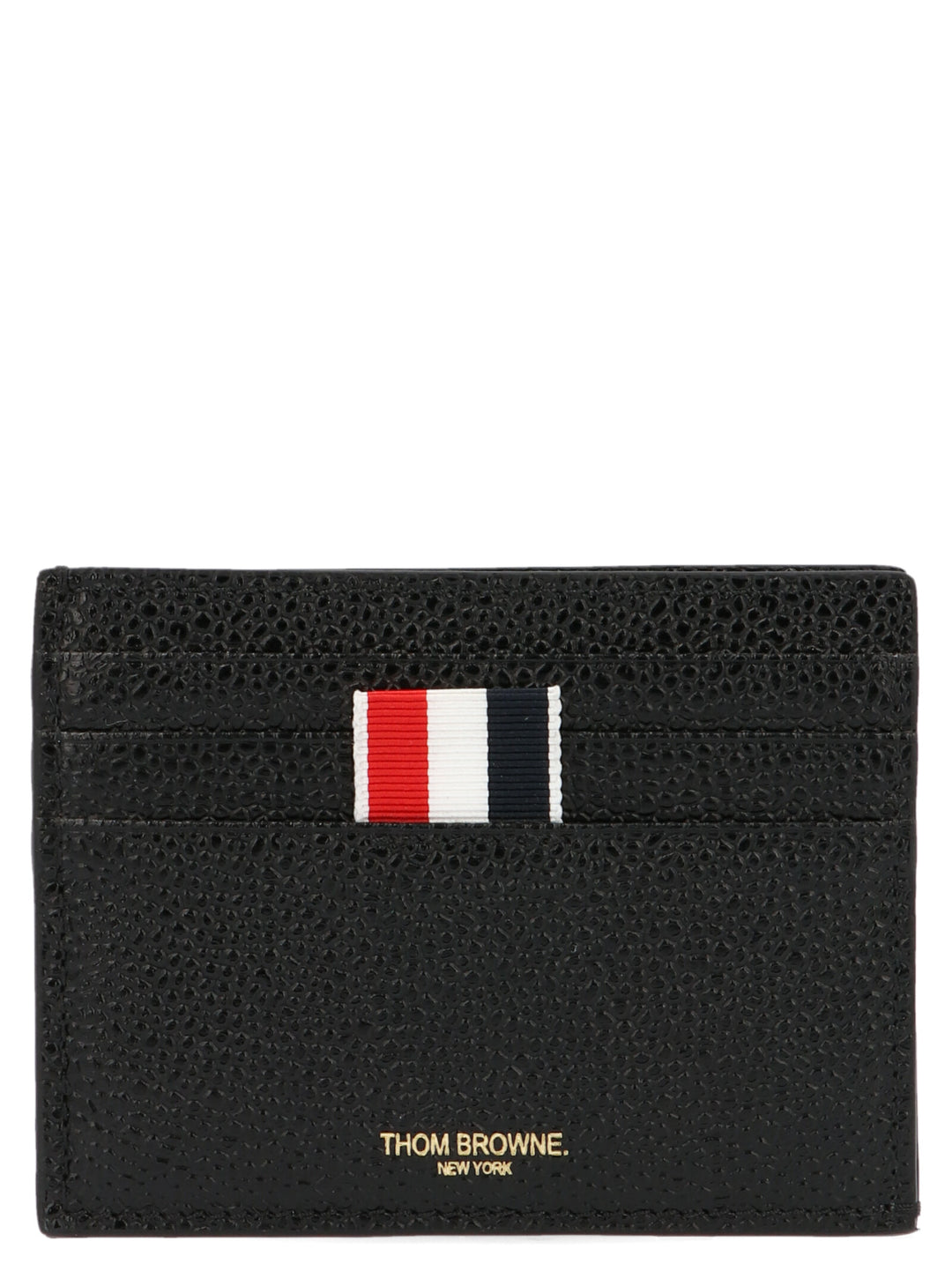 Thom Browne Logo Card Holder Portafogli - Nero | 5f42b01b69a1e348878e1ccc6e9a7c2d4870398e