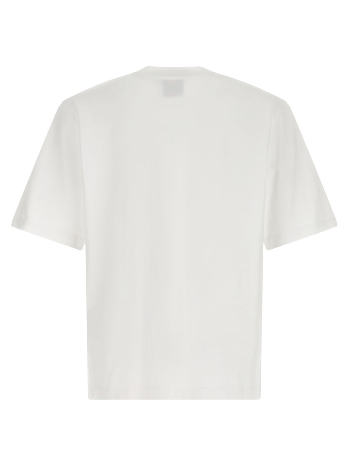 Casablanca Logo Patch T shirt - Bianco | 3b42a3c2a36cbd544d51fc2c2e895dee27c32ceb