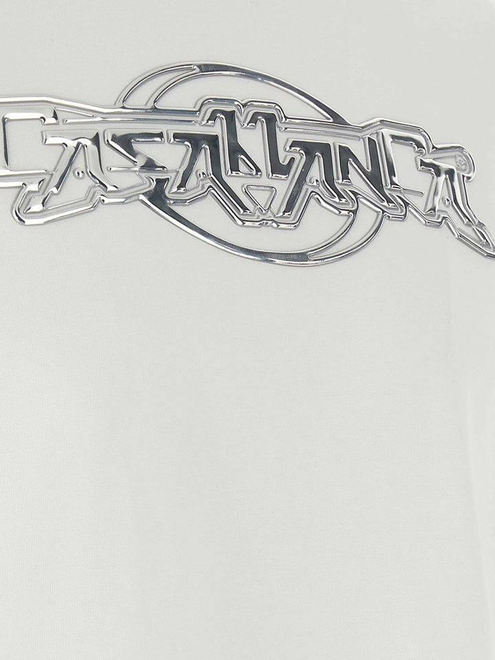 Casablanca Casablanca Chrome T shirt - Bianco | 25594ddf23c6514ffd1ae0f10536b4d7f2bf036c
