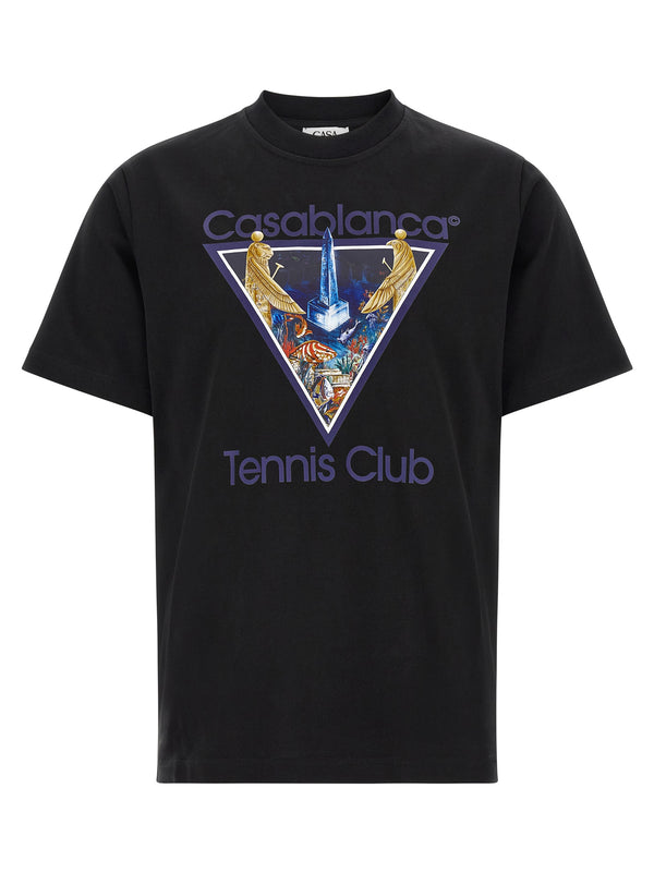 Monde Perdu Tennis Club Icon Camiseta Negra