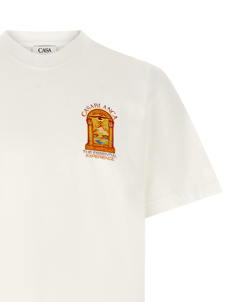 Casablanca Hermons Mirage Arch Icon T shirt - Bianco | e3fe8d5d282378b007fb66cd02ea2d2da1dc6061
