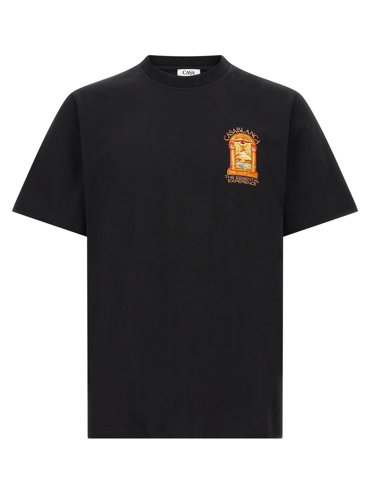 Casablanca Hermons Mirage Arch T shirt - Nero | ce3a638369697bfe678a13b7ff0cd040ea5a2302