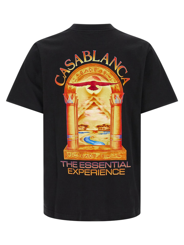 Casablanca Hermons Mirage Arch T shirt - Nero | 0cb840ca1f5c4a3d90baa754919ec9fb258b60e2