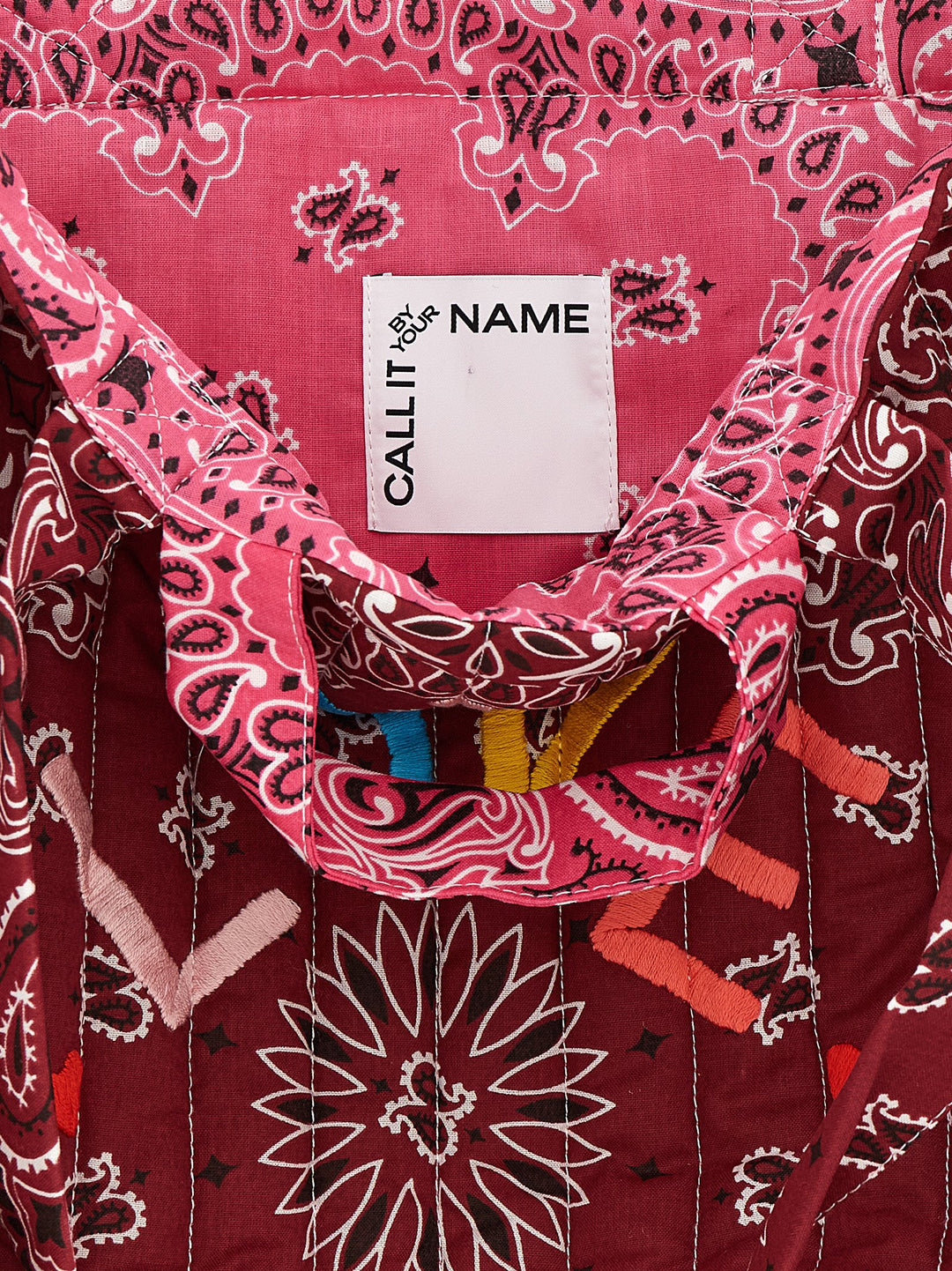 Call It By Your Name Cabas Tote - Fucsia | f3f1c13b9d496968022cad1c3c29465b4eb6e3f0