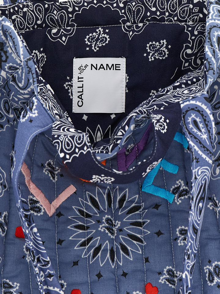 Call It By Your Name Cabas Tote - Blu | a5108d316cdbc5aada80b56b7cec7db384d19f83