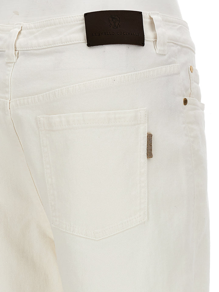 Baggy Jeans Bianco