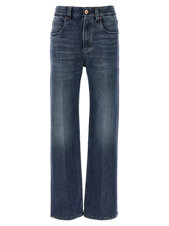Contemporary Loose Jeans Blu