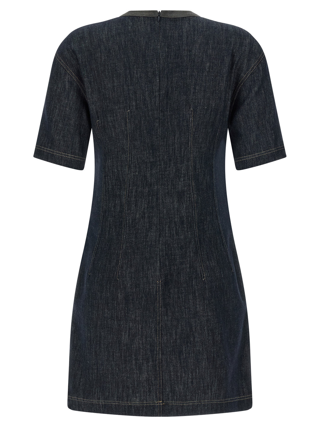 Brunello Cucinelli Monile Denim Dress Abiti - Blu | f1603bfefa5c67376b2ccf97b1d31ef0ef140249