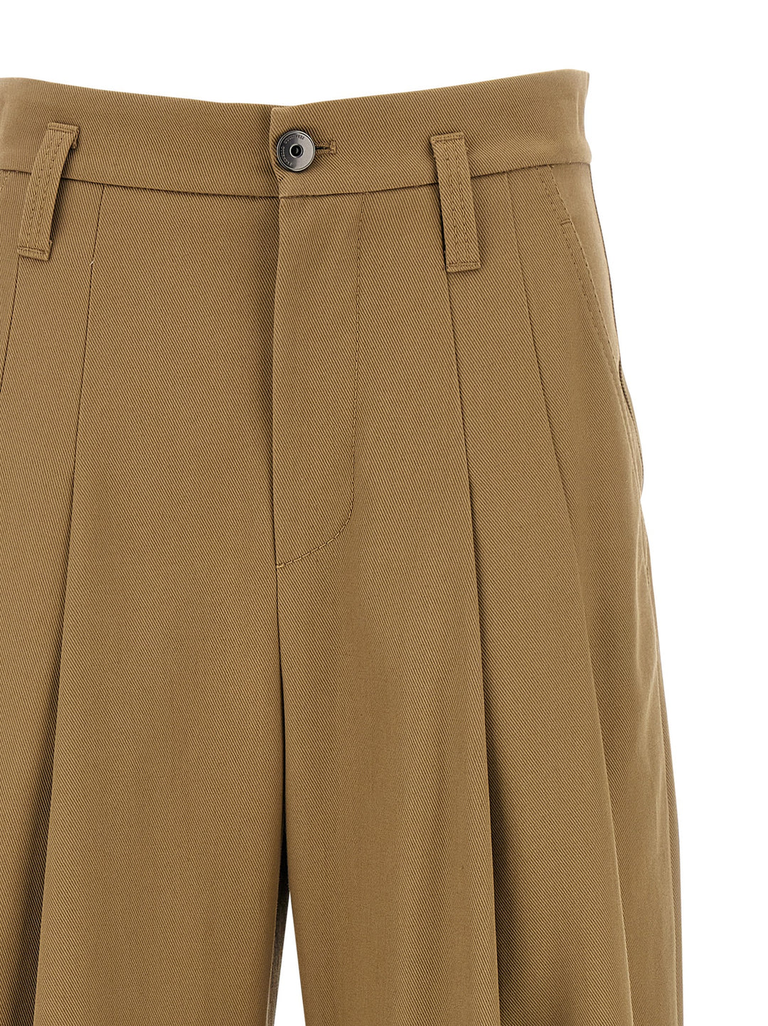 Brunello Cucinelli Pleat Pantaloni - Beige | b92ad393d9369005d68dbf3abab21da352025ab5