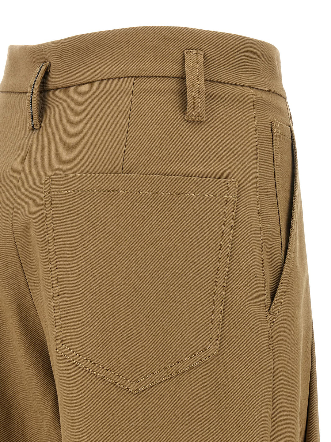 Brunello Cucinelli Pleat Pantaloni - Beige | 38e73556a447adf4907a434c264d1d1e4e39da5b