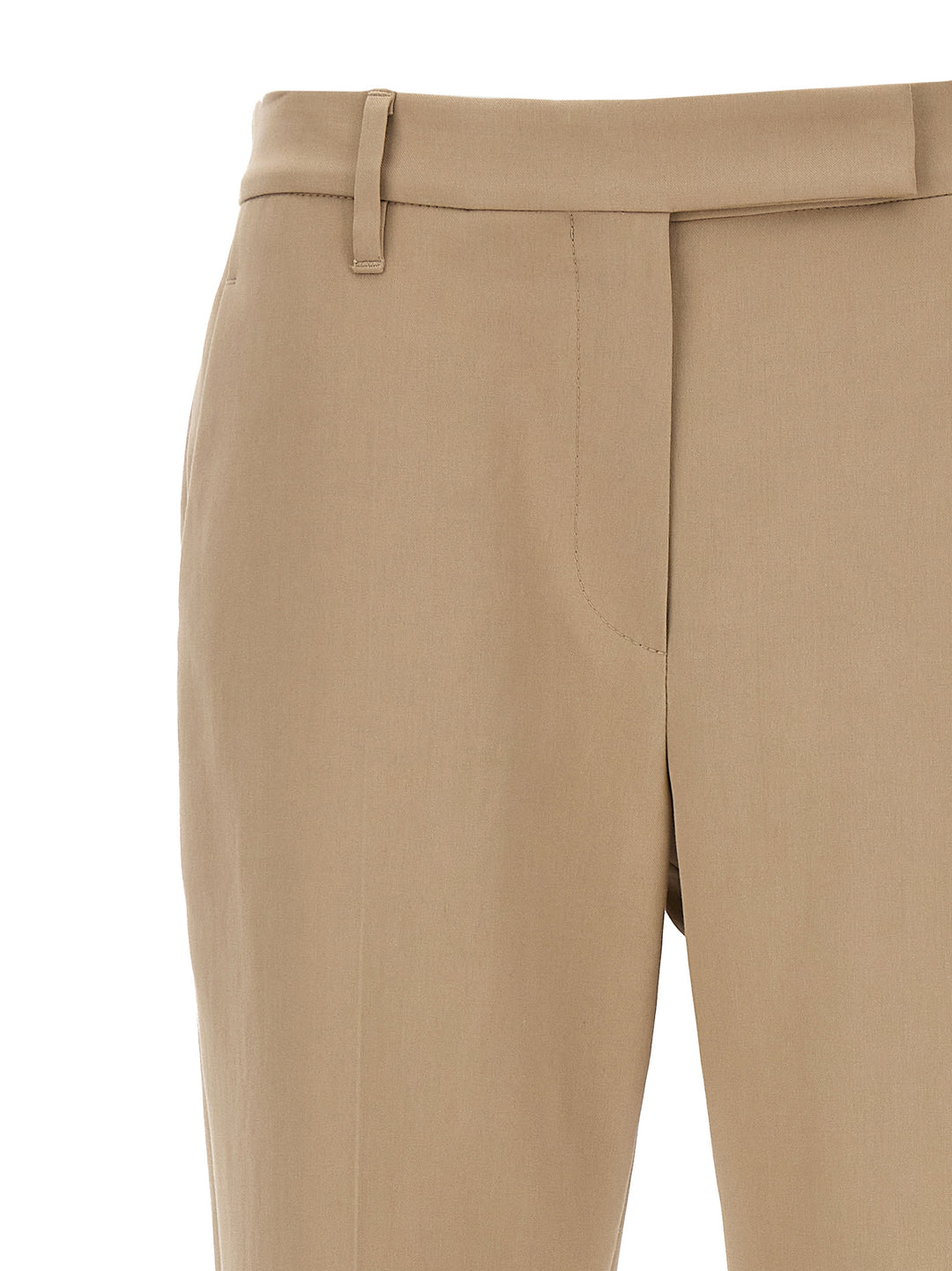 Brunello Cucinelli Cigarette Pantaloni - Beige | a8b3fbd122a395cfcfe685175ff871a0213ed360