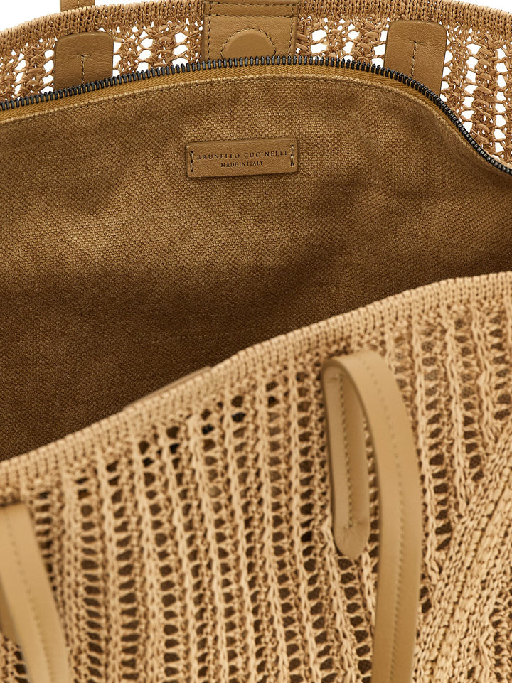 Brunello Cucinelli Bc Duo Borse a Spalla e Tracolla - Beige | b9cf033e91fabebac7fd2b6ac5f3be4366cb3a96