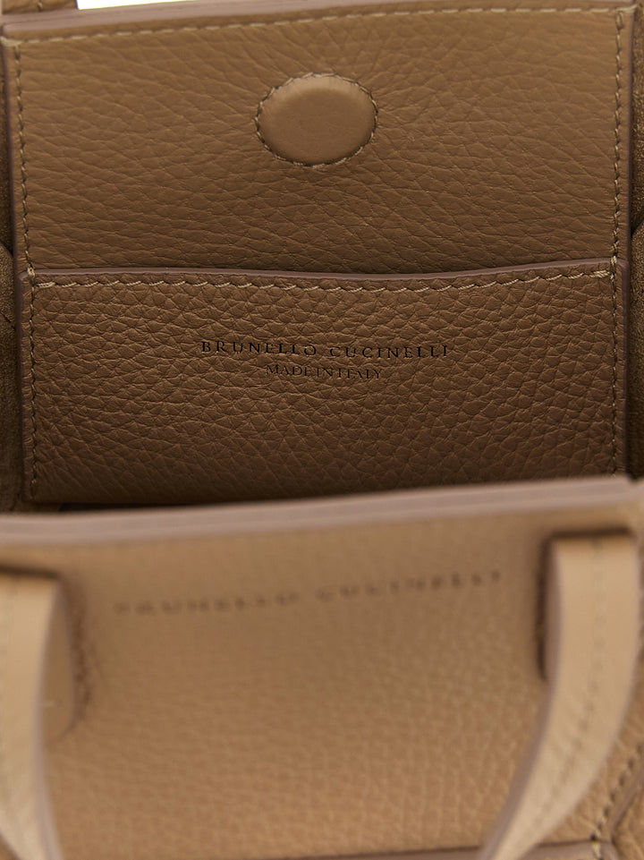 Brunello Cucinelli Bc Duo Borse a Mano - Beige | c53d1c8c792e65979d6d0073232ccd6bb3dbe723