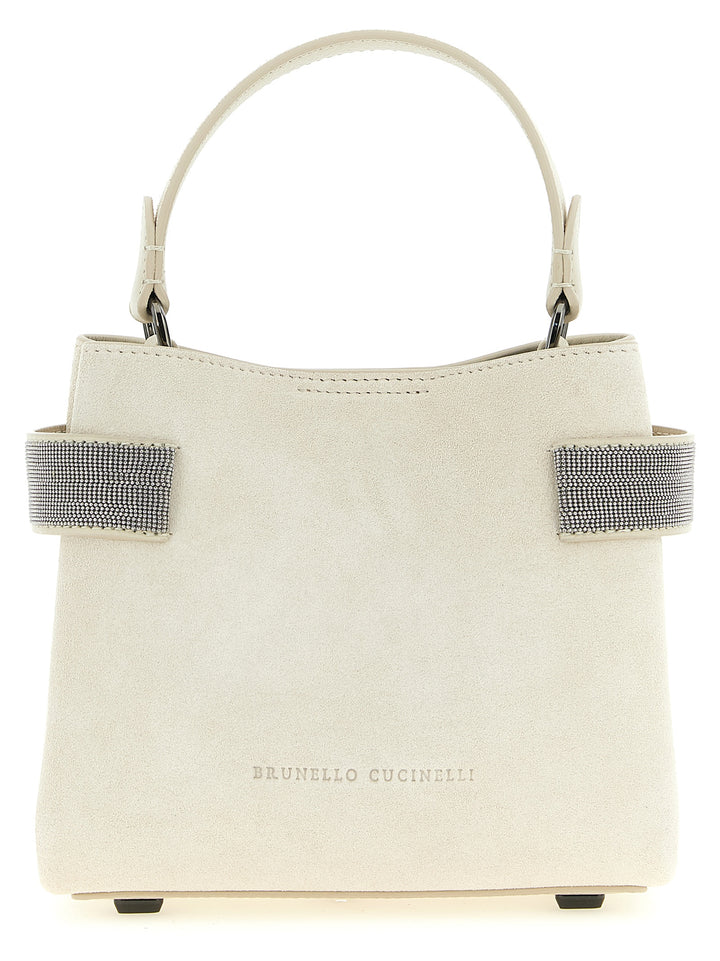 Brunello Cucinelli Monile Borse a Mano - Bianco | 40c20615acf2b7278ec1d32585e57582694f3930