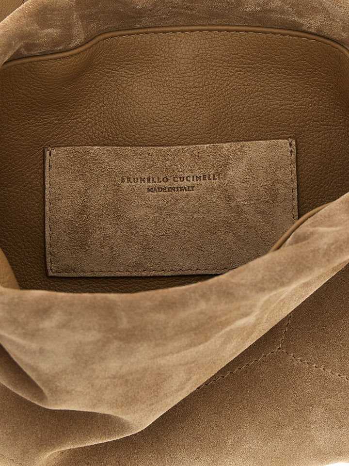 Brunello Cucinelli Bc Duo Clutch - Marrone | 870d694b5d1e354ac6411c57fe2ee6323ddd104e