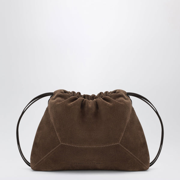 Karamell Suede Bc Duo Pouch Tasche Mit Monile