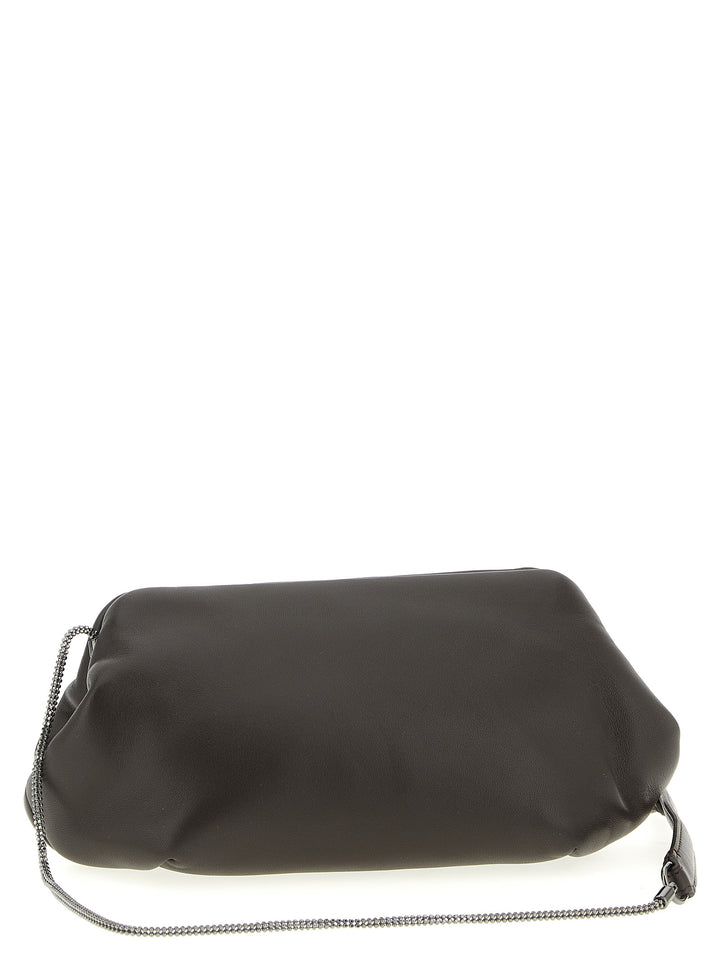 Brunello Cucinelli Monile Chain Bag Borse a Tracolla - Marrone | bcc470a5347392c67a49f1b1b58836cd46639ecb