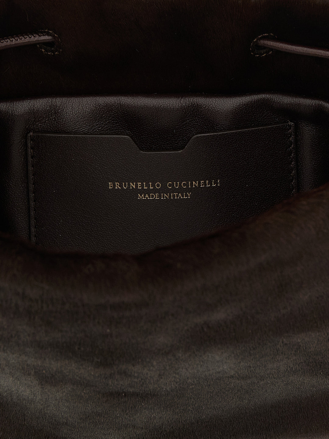 Brunello Cucinelli Bucket Mellow Borse a Tracolla - Marrone | 7d903fac2ca1bad3bd15d01747d8f035a7e9db56