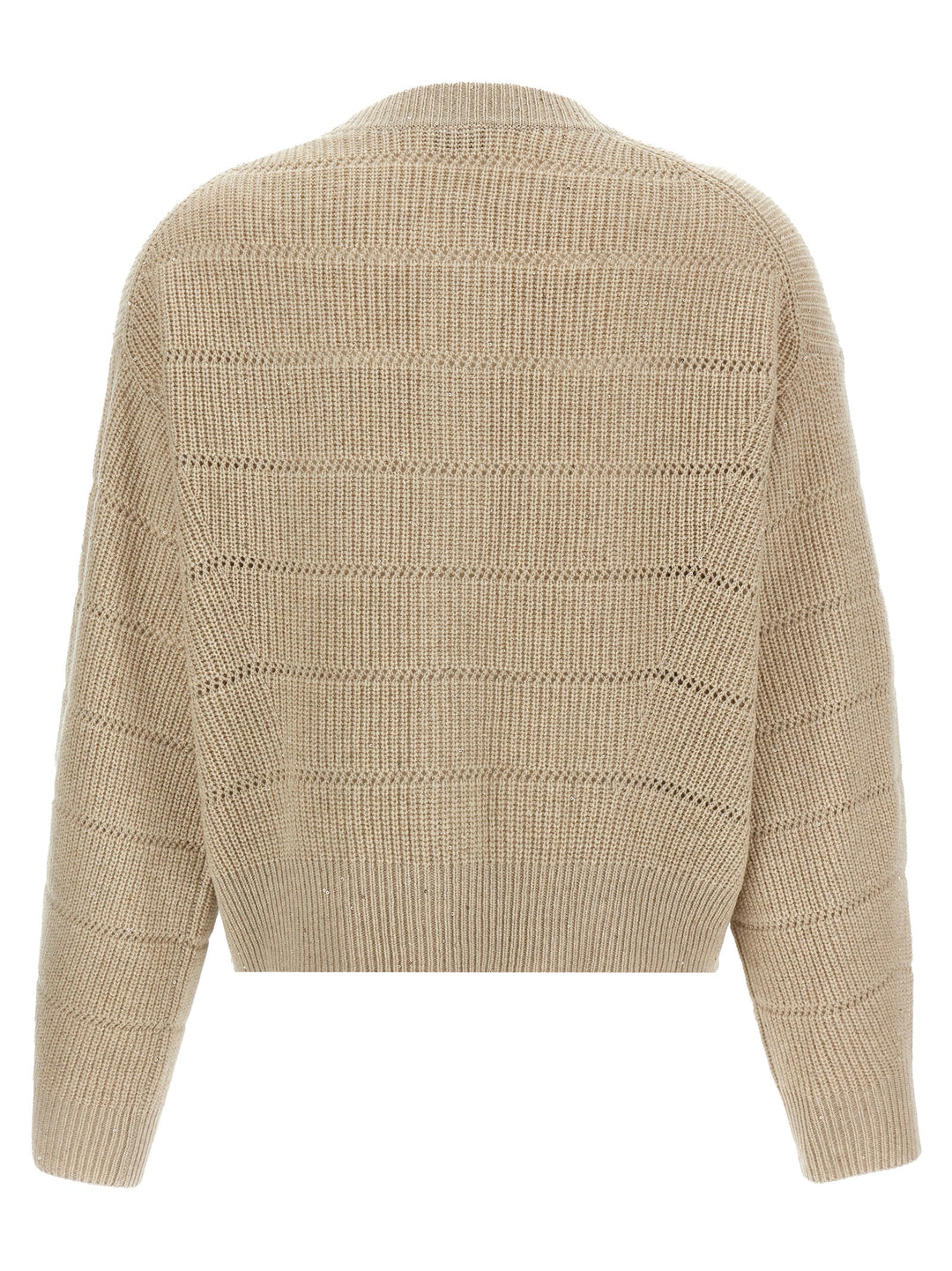 Brunello Cucinelli Rustic Dazzling Net Maglioni - Beige | 2b7e9ea38f0f96862ec0d223686732afb5dbbc01