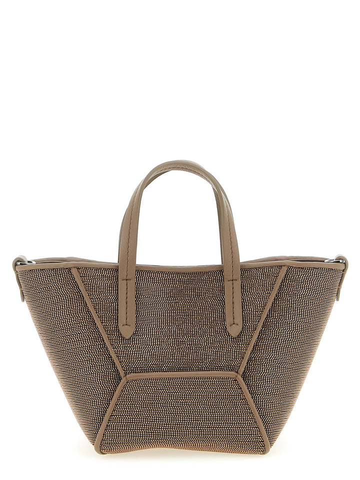 Brunello Cucinelli Bc Duo Precious Borse a Mano - Marrone | 5c30debbbfc26aa8df57ec84f6a0349f87d16c30