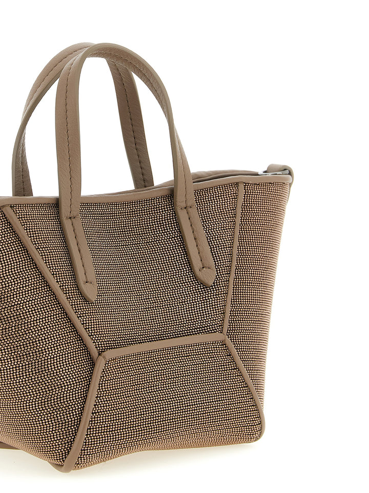 Brunello Cucinelli Bc Duo Precious Borse a Mano - Marrone | c102a3452eef359e9a09ac118fa1baf9ac864176