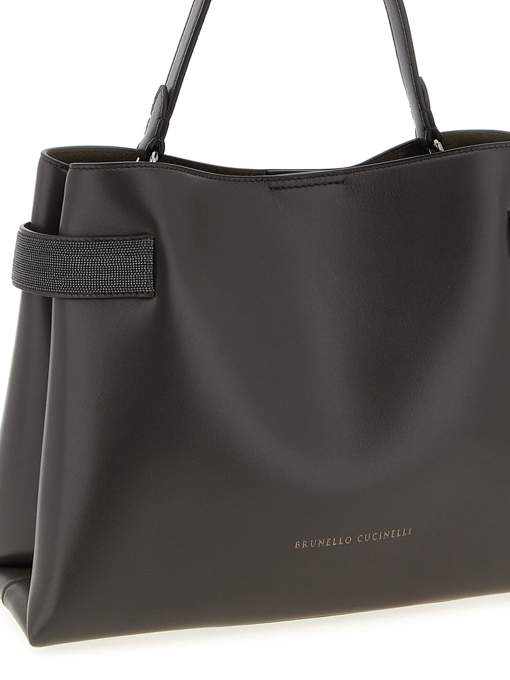 Brunello Cucinelli Essence Borse a Mano - Marrone | 77dd856017c195886c7b945126e277c00c37ba91