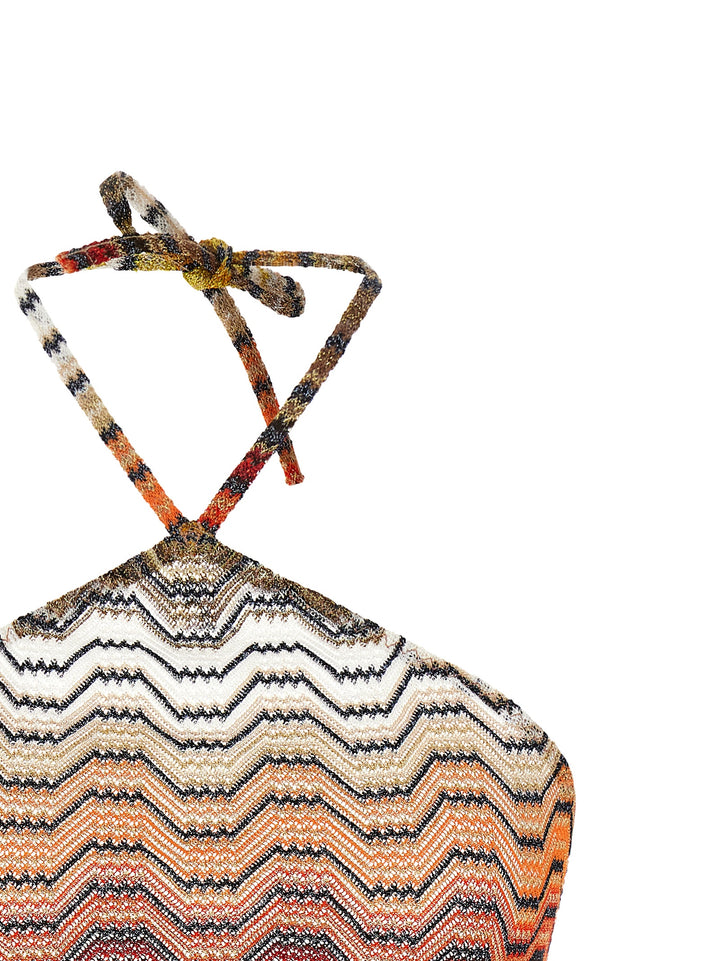 Missoni Greek Pattern Top Top - Multicolor | d7e641b2bd84daad3c44a00f42b637d64ad81815