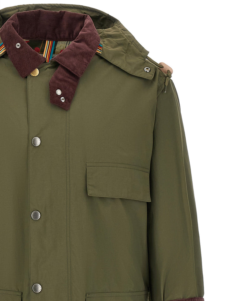 Barbour Waterproof Parka Paul Smith Loves Barbour Puffer Jackets - Multicolor | aec358127e0b74a690e811a96658f1cad619eb85