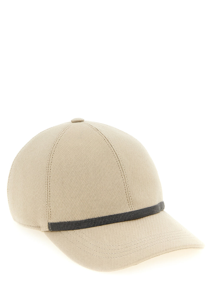Brunello Cucinelli Baseball Cappelli - Beige | 97333aeb8de58112fa0ec0677fce443b5cb39e0b