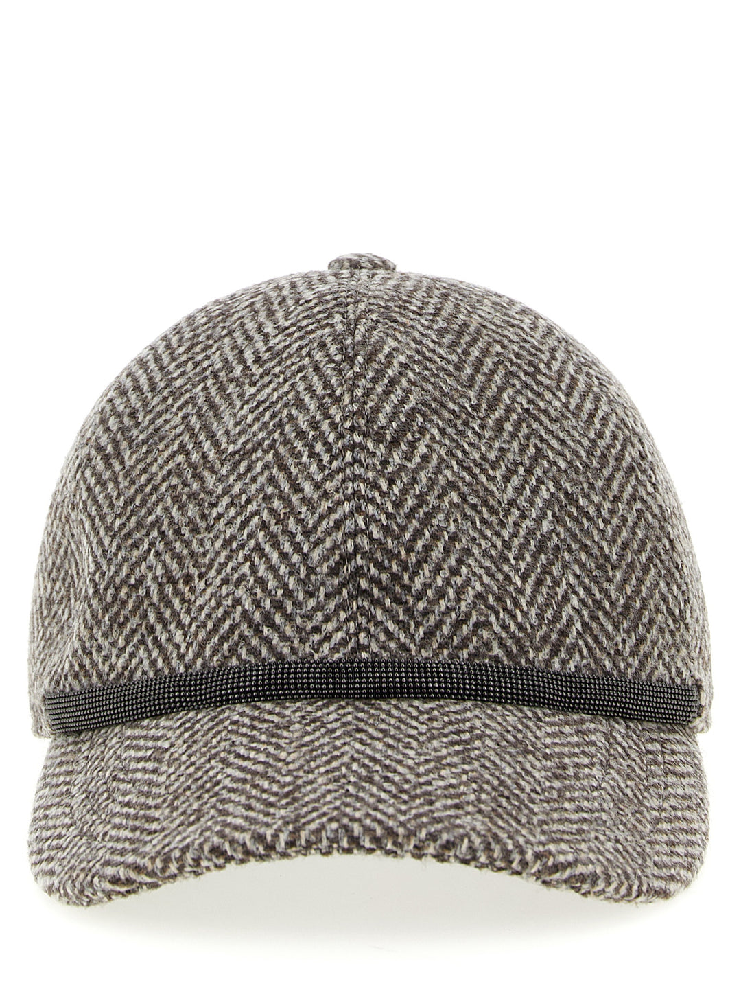 Brunello Cucinelli Shiny Band Cappelli - Marrone | f6d1f5330f3dac04b054a8e1160fad612d3d2f15