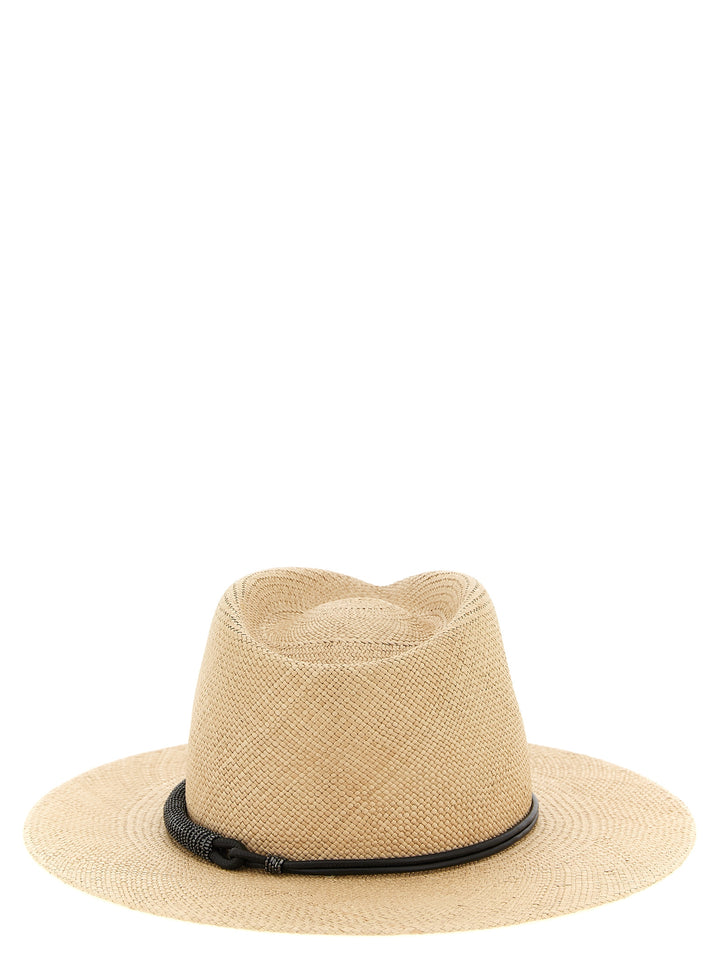 Brunello Cucinelli Monile Hat Cappelli - Beige | fcf0cfa56f1785a430dc870d20481d86b8a8388d