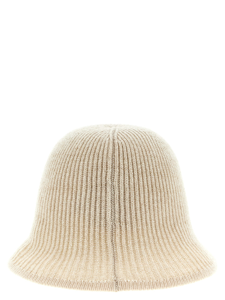 Brunello Cucinelli Sparkling Cashmere Beanie Cappelli - Beige | da01521504e13987a95236123f174d2751aeeea7