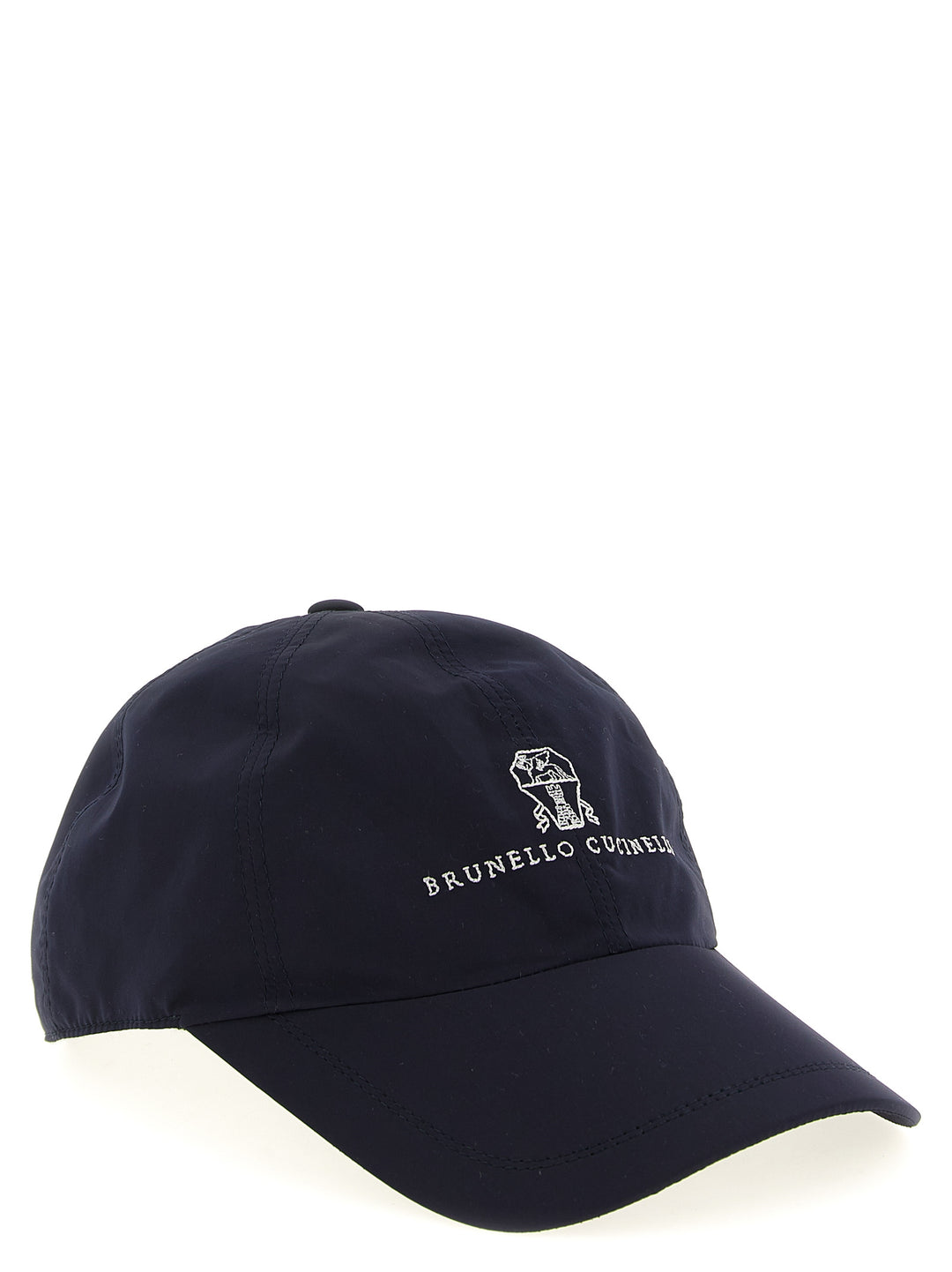 Brunello Cucinelli Logo Embroidery Cap Cappelli - Blu | b609d7816bd43c6d66574c908ed11b79e2518642