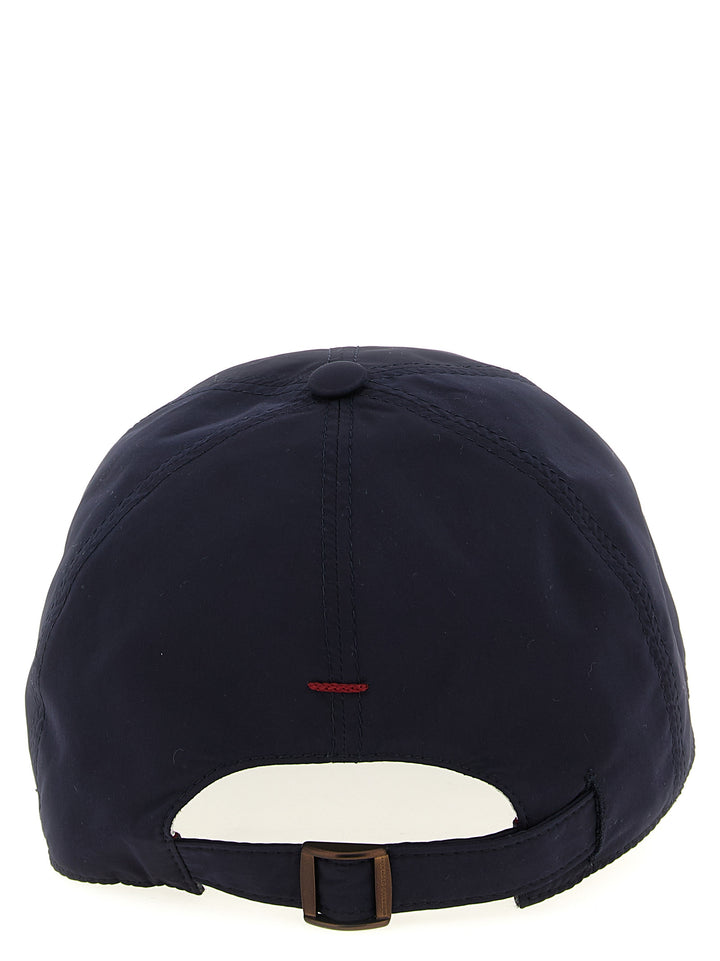 Brunello Cucinelli Logo Embroidery Cap Cappelli - Blu | baaaa1b5f93c2c2a595980bd497ff453ad92b37d