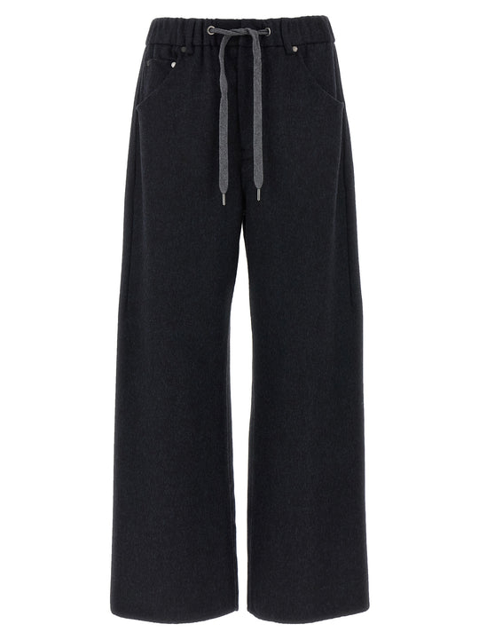 Flannel Pantaloni Grigio